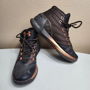 Under Armour Curry 3 Black Copper Basketball Sneaker 1299665-001 |7.5|